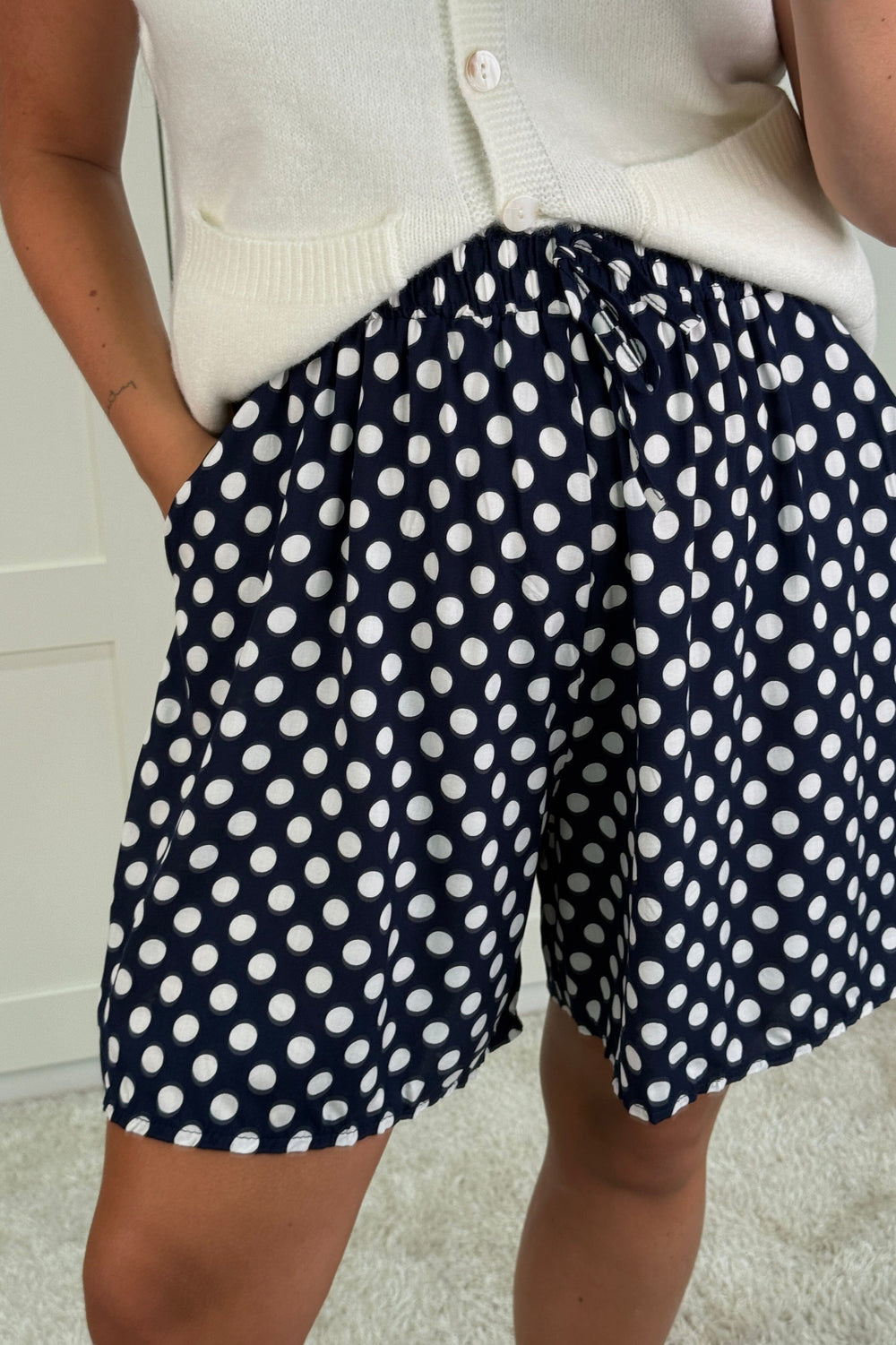 A-bee - Alyssa Shorts - Blue Shorts