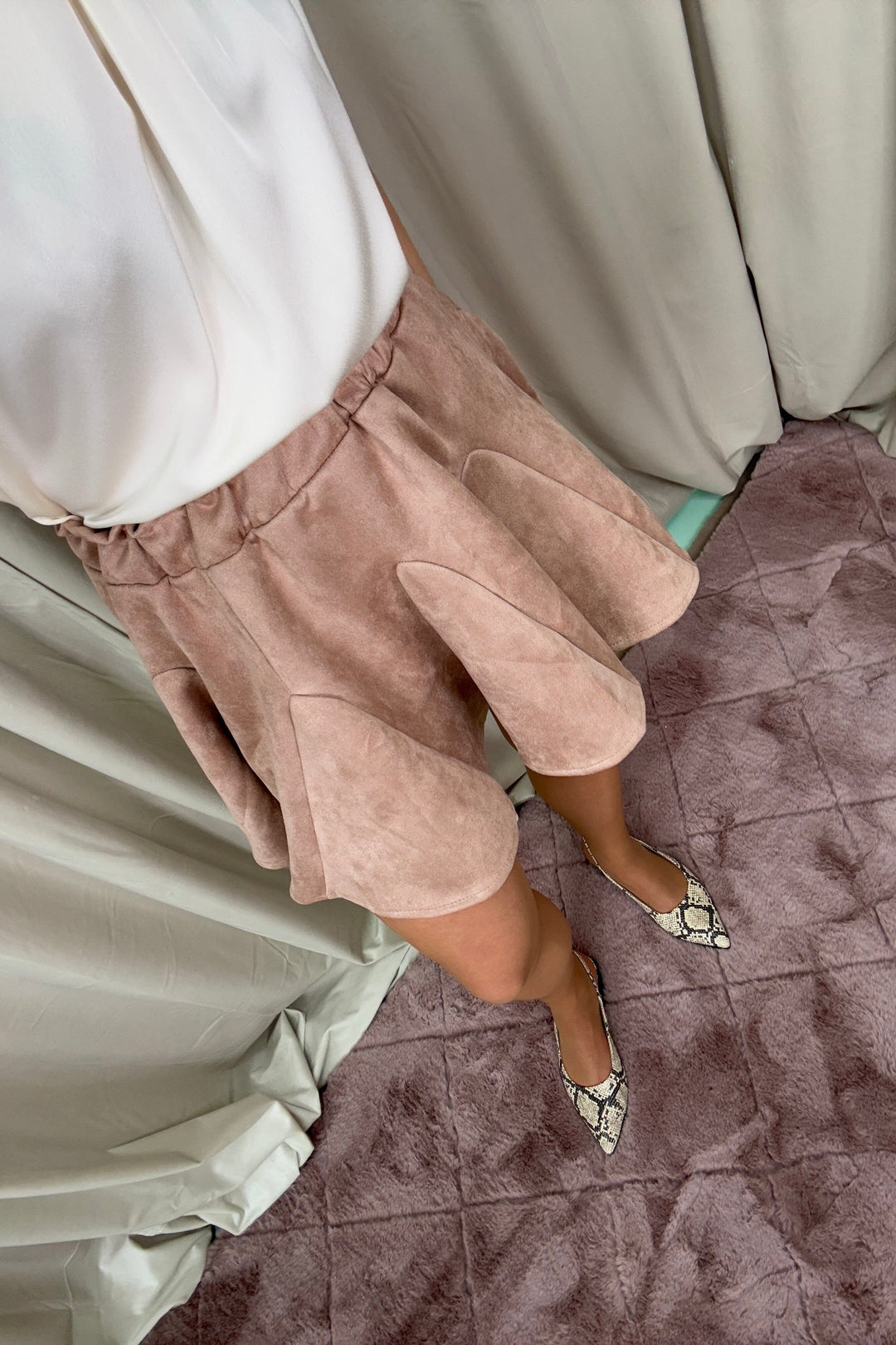A-bee - Astrid Skirt A - Beige Nederdele
