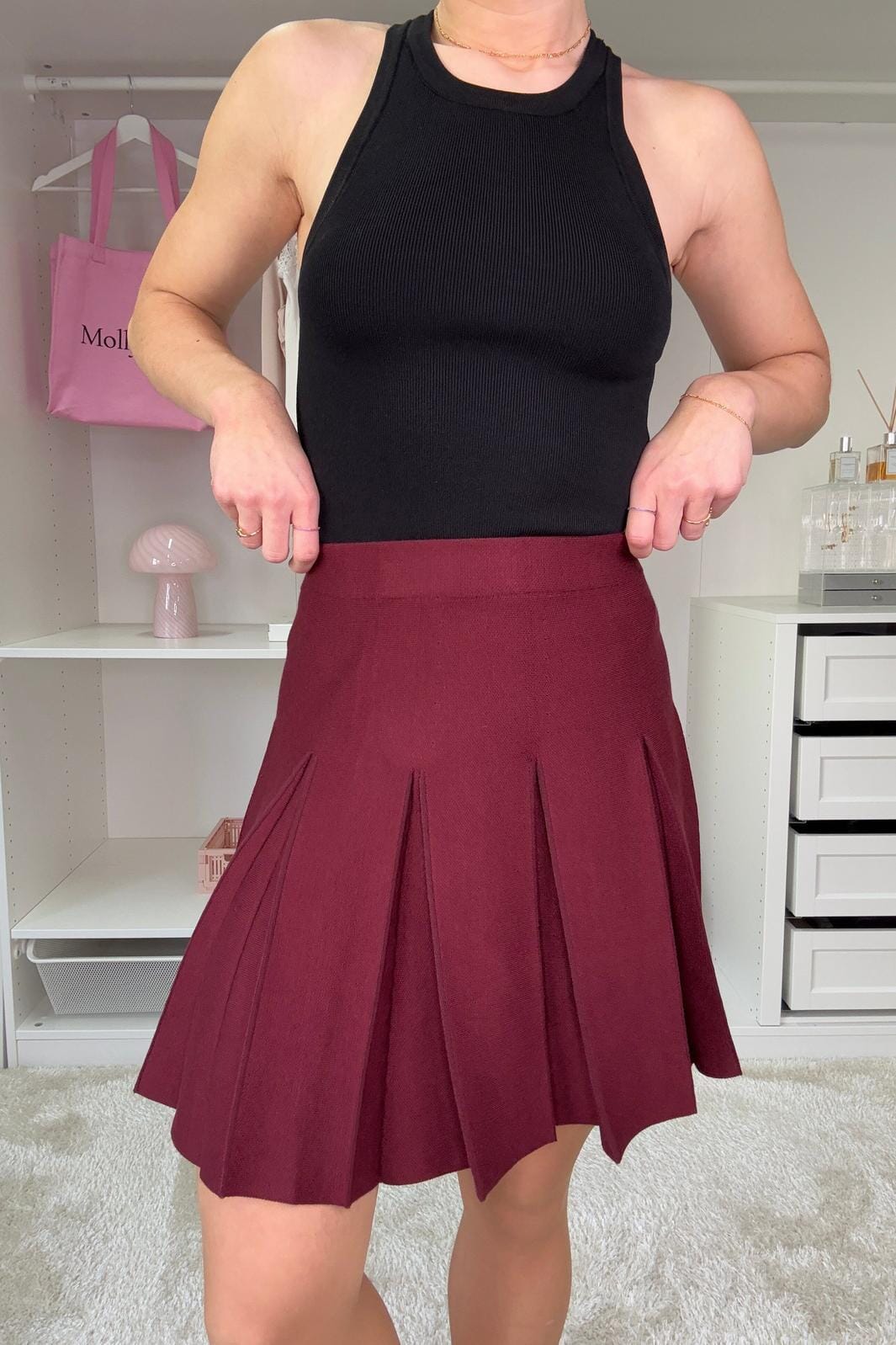 A-bee - Camilla A - Burgundy Nederdele