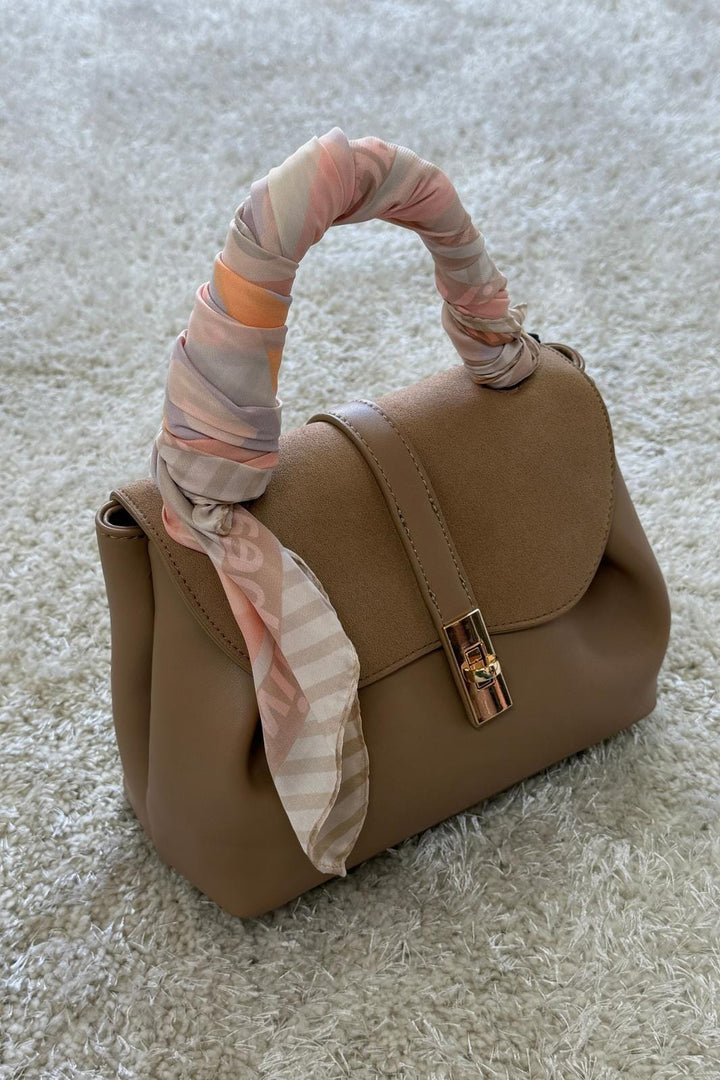 A-bee - Dina Scarf - Beige Tørklæder