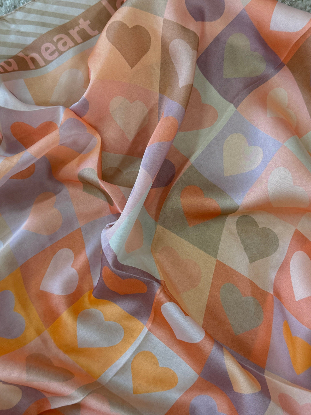 A-bee - Dina Scarf - Beige Tørklæder