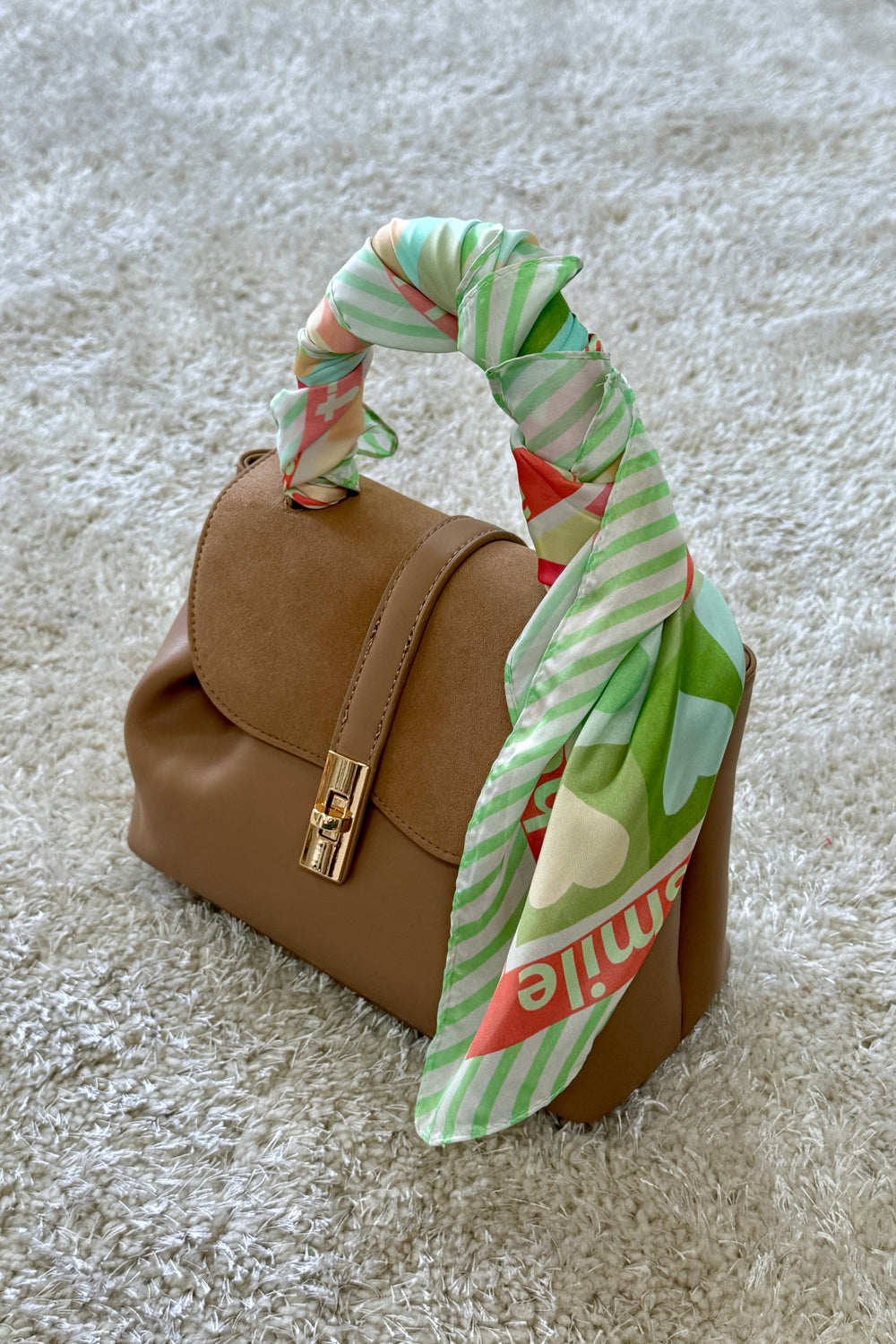 A-bee - Dina Scarf - Green Tørklæder