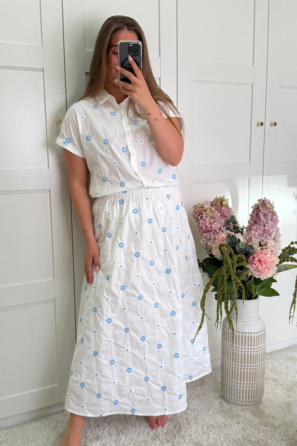 A-bee - Josephine Nederdel - White Nederdele