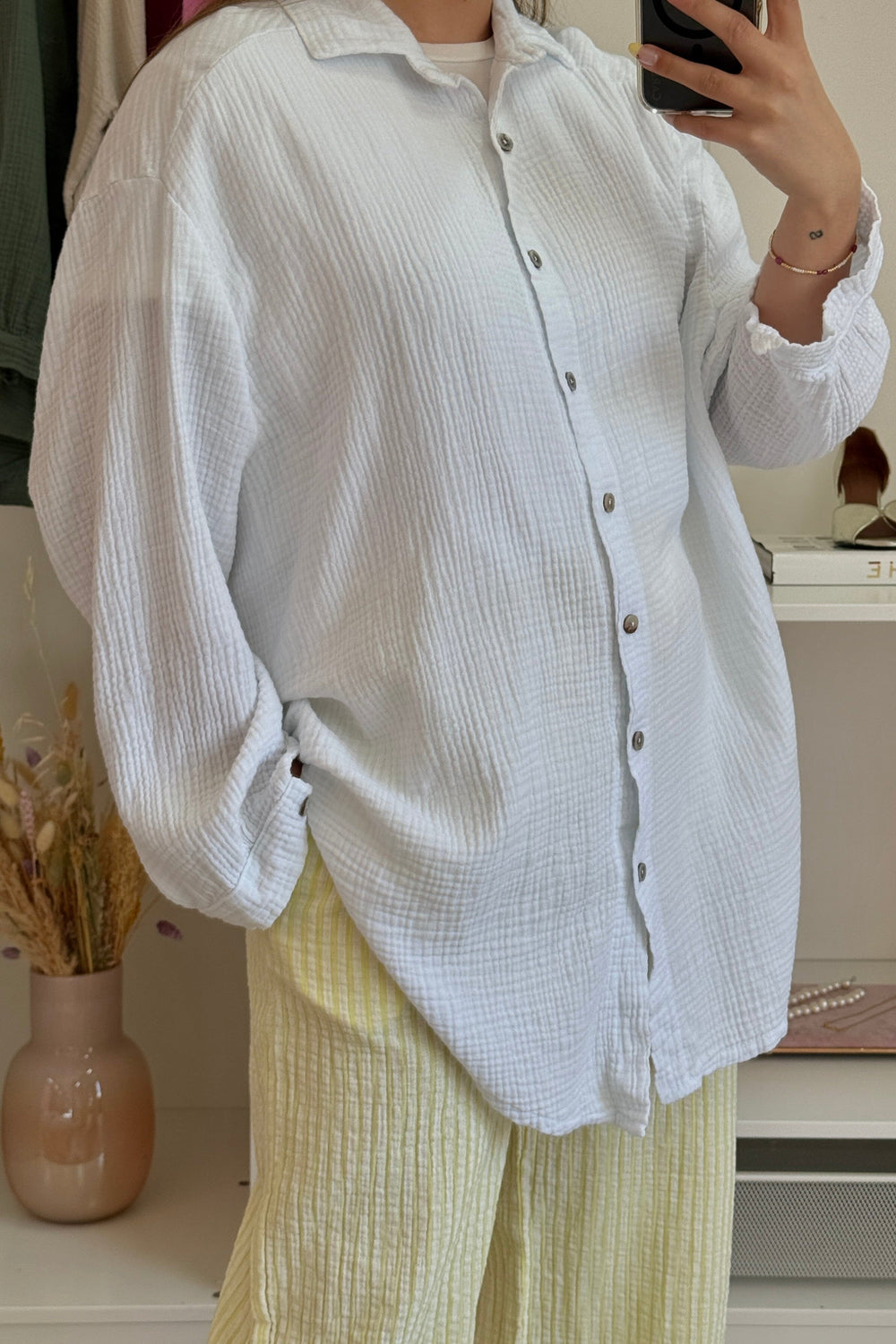 A-bee - Runa Shirt - White Skjorter