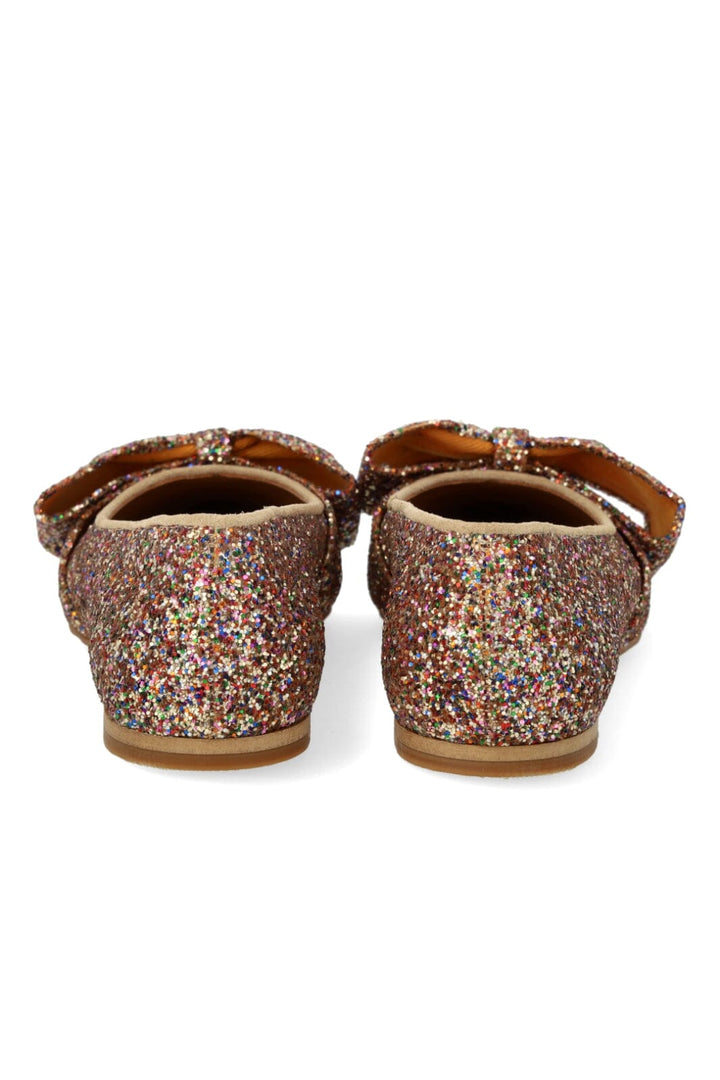 Angulus - Bow Ballerina In Sparkling Glitter 1703-101 - Multi Glitter/sand