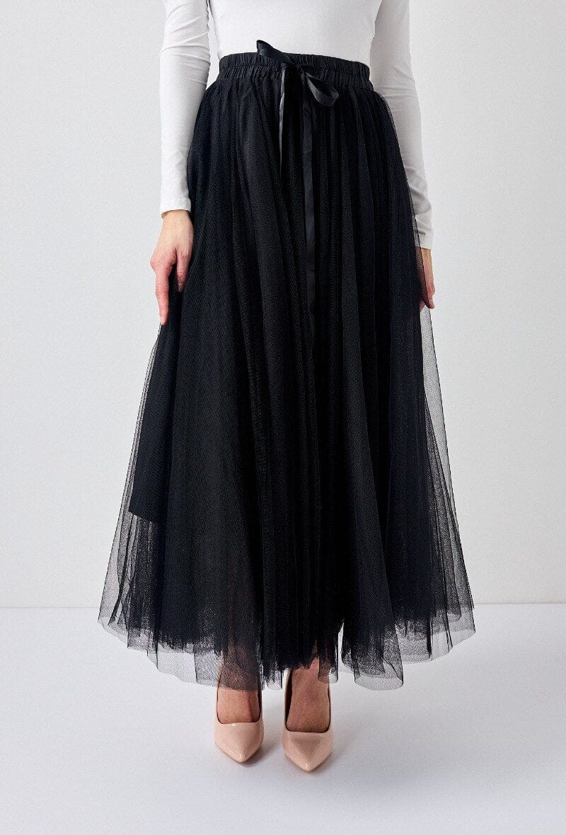 Anobel Copenhagen - Long Tulle Skirt CK08077 - Black