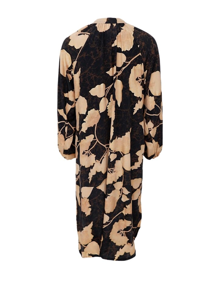 Black Colour - Bcluna Nelly Dress 39181 - Fall Leaf Kjoler