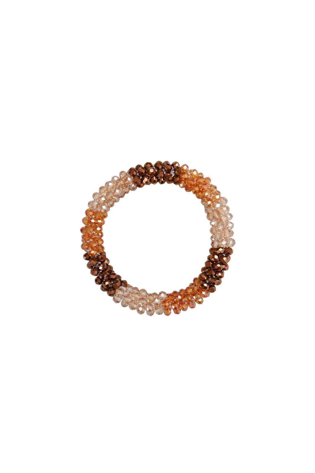 Black Colour - Bcnanna 2-In-1 Multi Bracelet 4418 - Coffee Mix