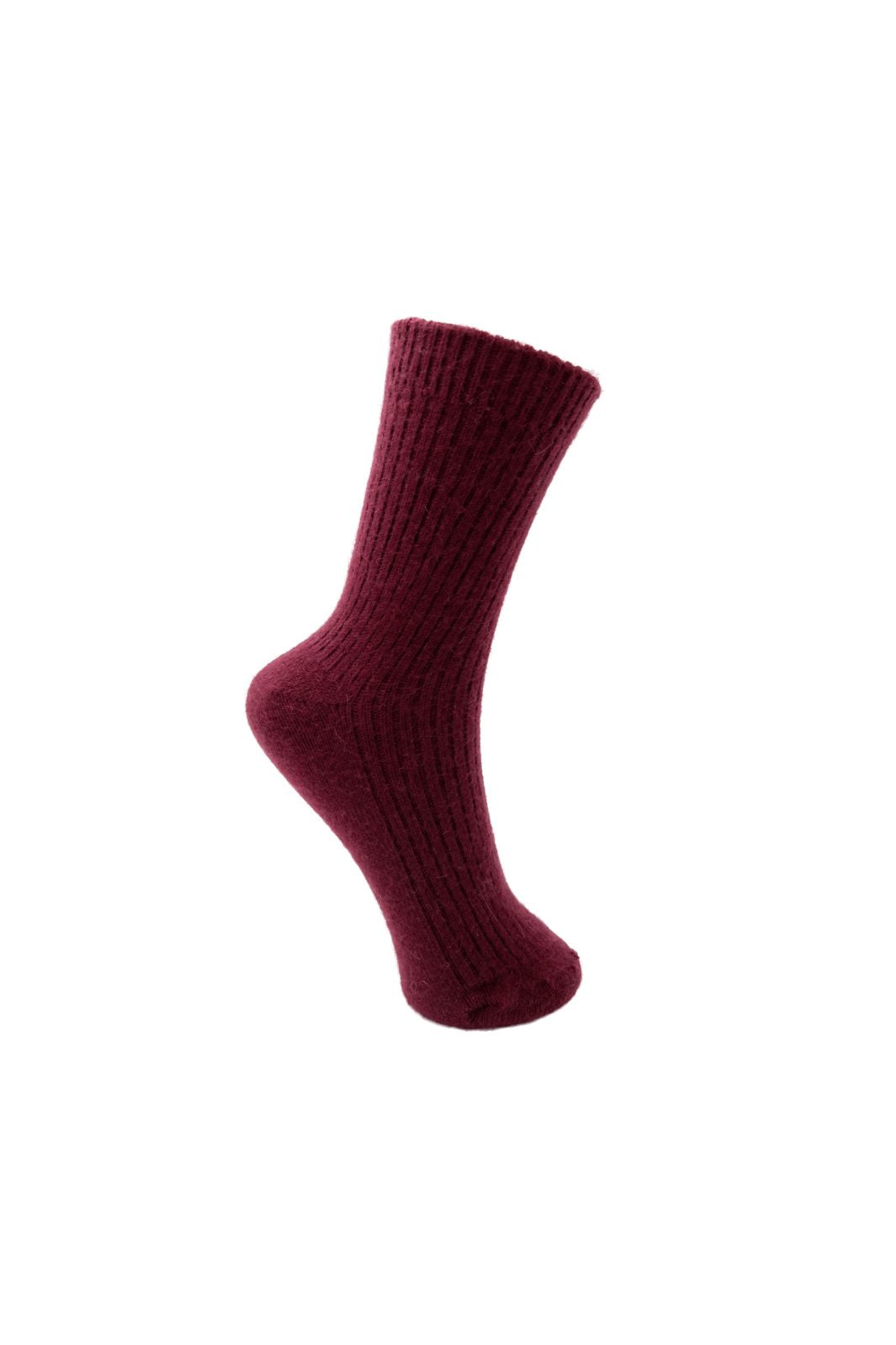 Black Colour - Bcronja Wool Sock 4184 - Wine
