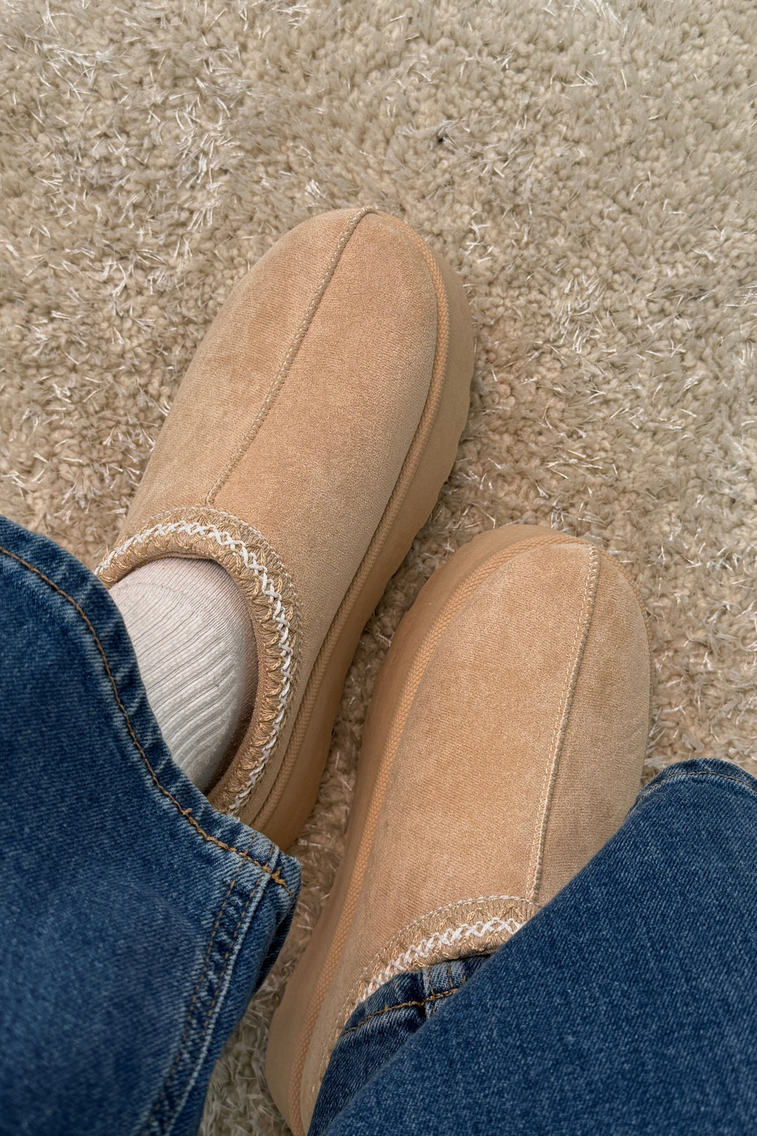 Bloom - Acacia Slipper - Beige Hjemmesko & sutsko