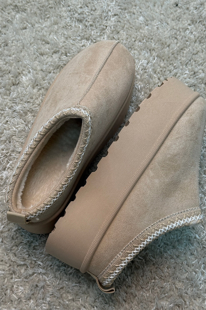 Bloom - Acacia Slipper - Beige Hjemmesko & sutsko