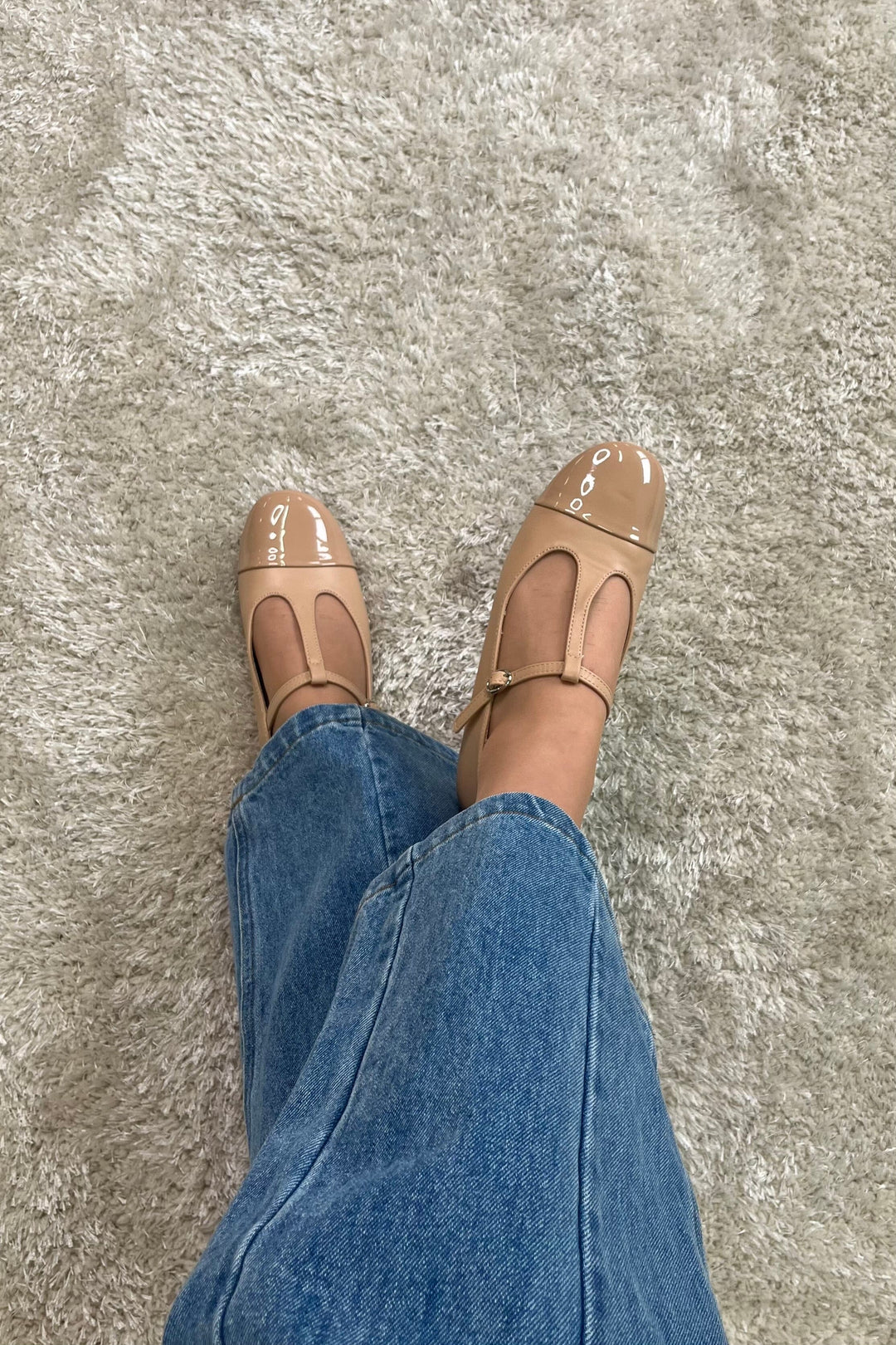 Bloom - Fleur - Beige Ballerinaer