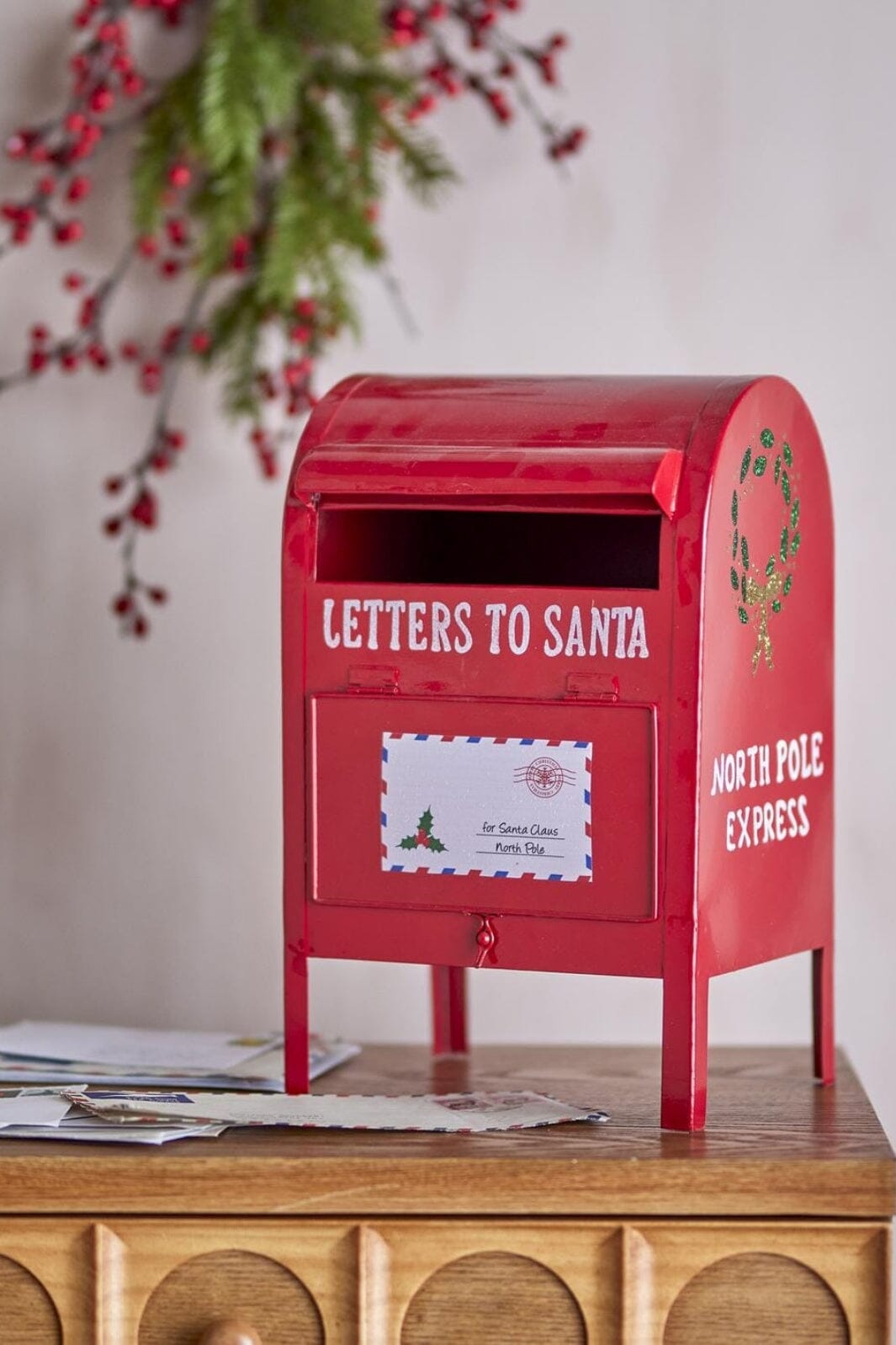 Bloomingville - Carlo Deko, Rød, Metal 82061758 - Red Interiør