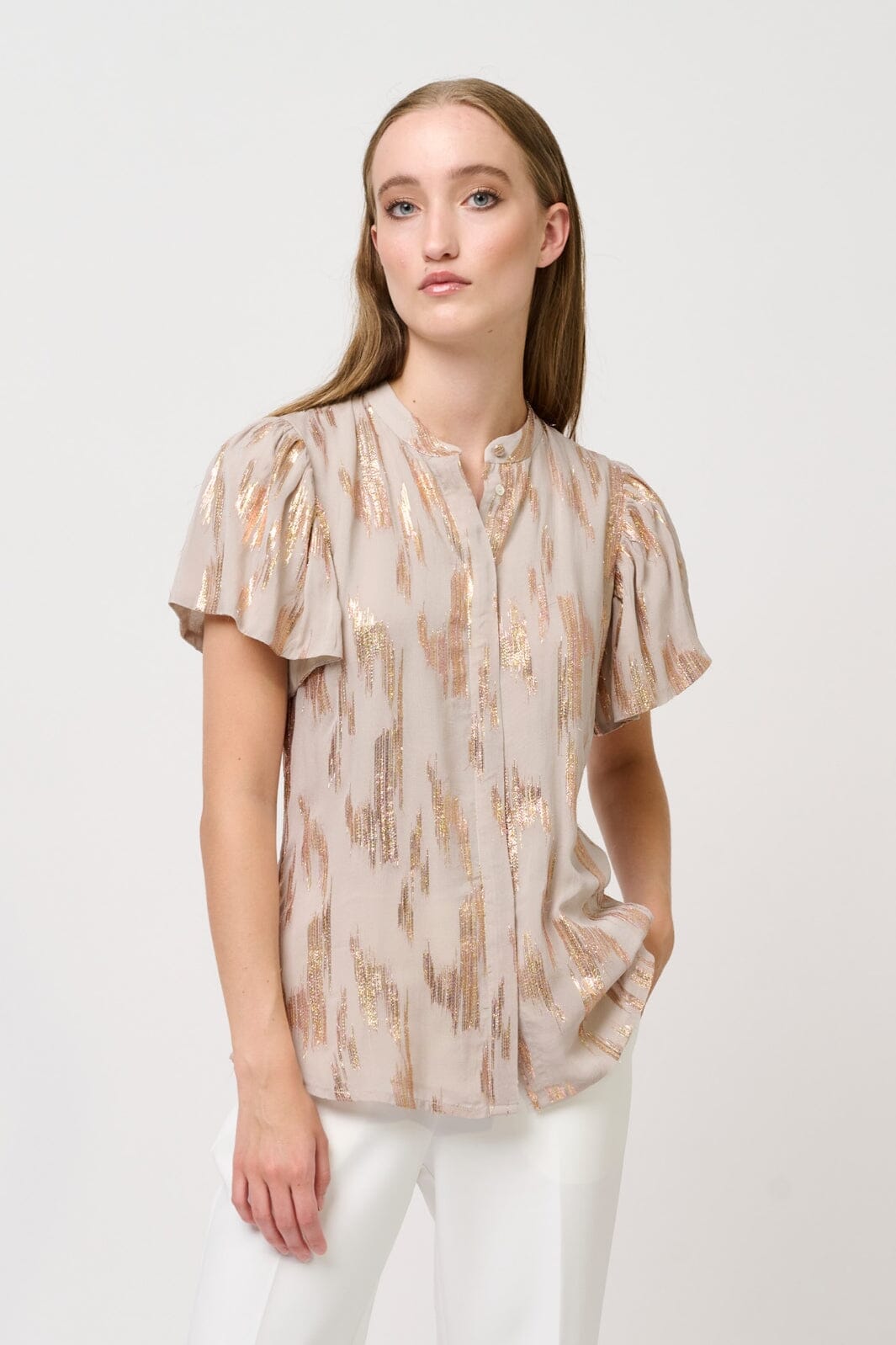 Bruuns Bazaar - Guz Dorthea shirt - Chateau Grey Bluser