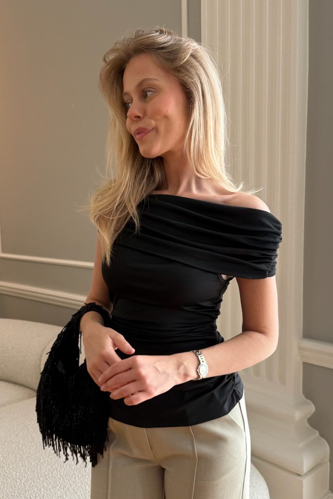 BYIC - Athenaic Top A23963 - Black