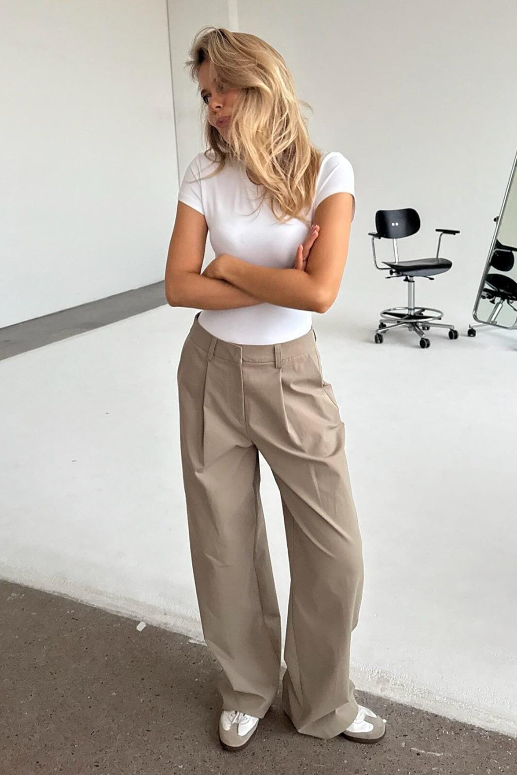 BYIC - Celinaic Pants A2351 - Khaki Bukser