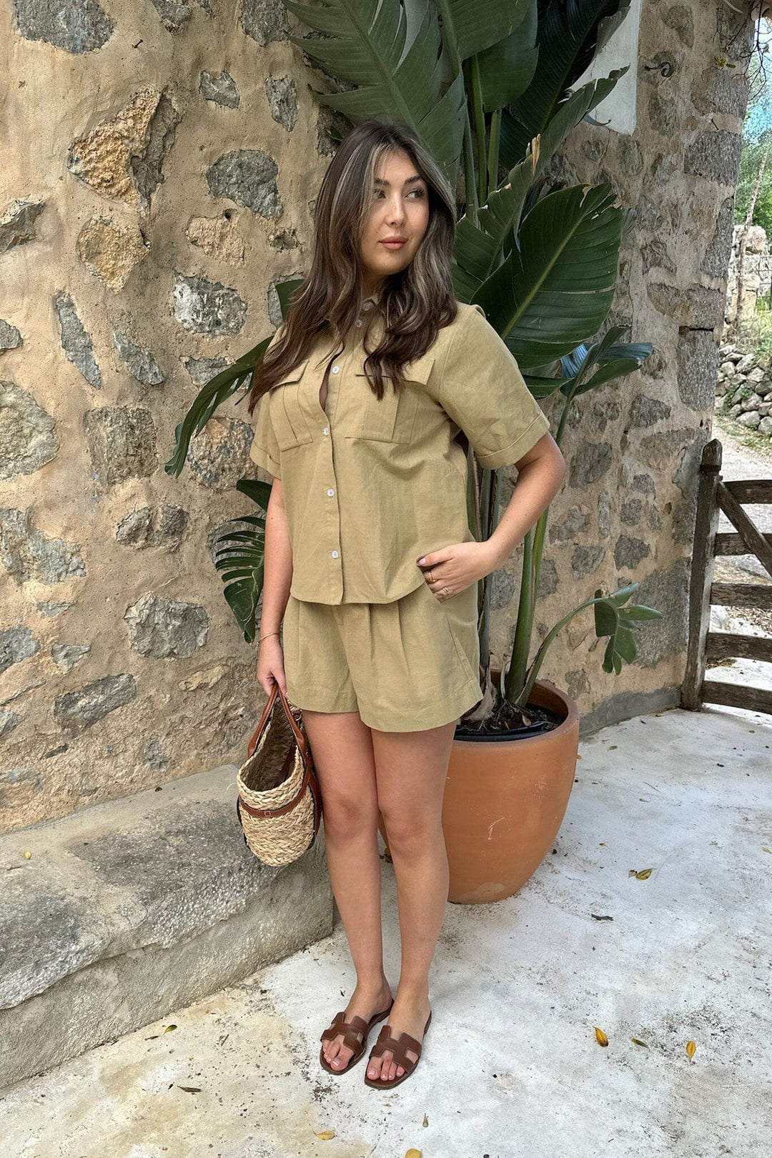 BYIC - Celinaic Shirt - lkhaki Light Khaki Bluser