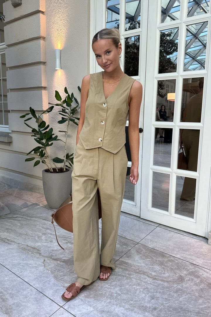 BYIC - Celinaic Vest - lkhaki Light Khaki Blazere