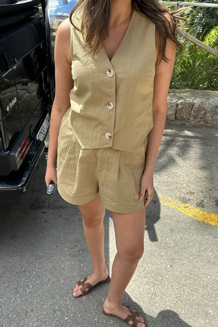 BYIC - Celinaic Vest - lkhaki Light Khaki Blazere