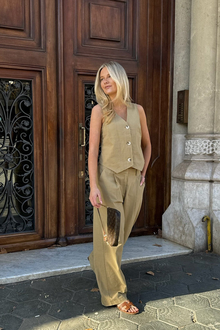 BYIC - Celinaic Vest - lkhaki Light Khaki Blazere