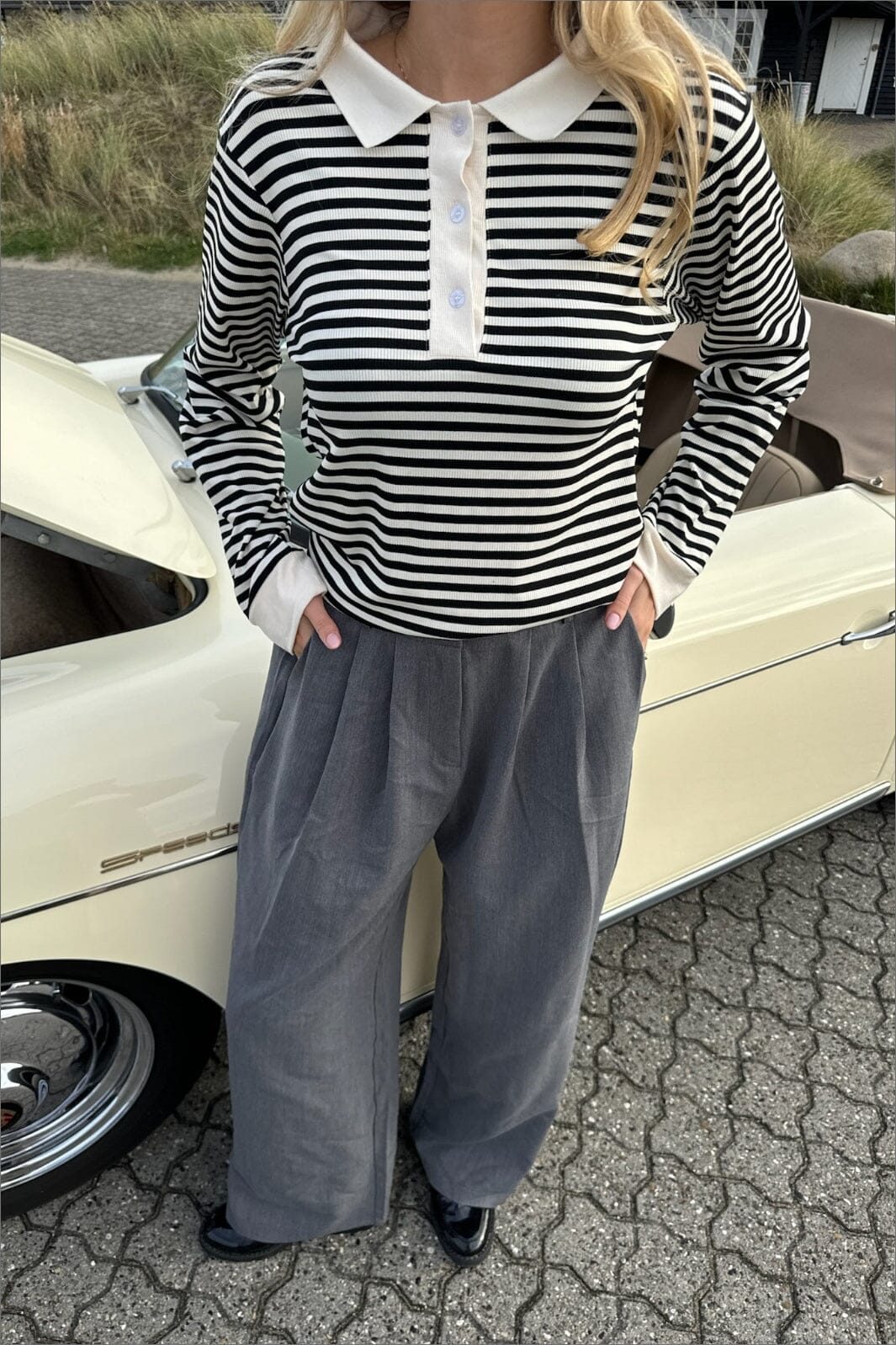 BYIC - Claraic Pants - grey Grey Bukser