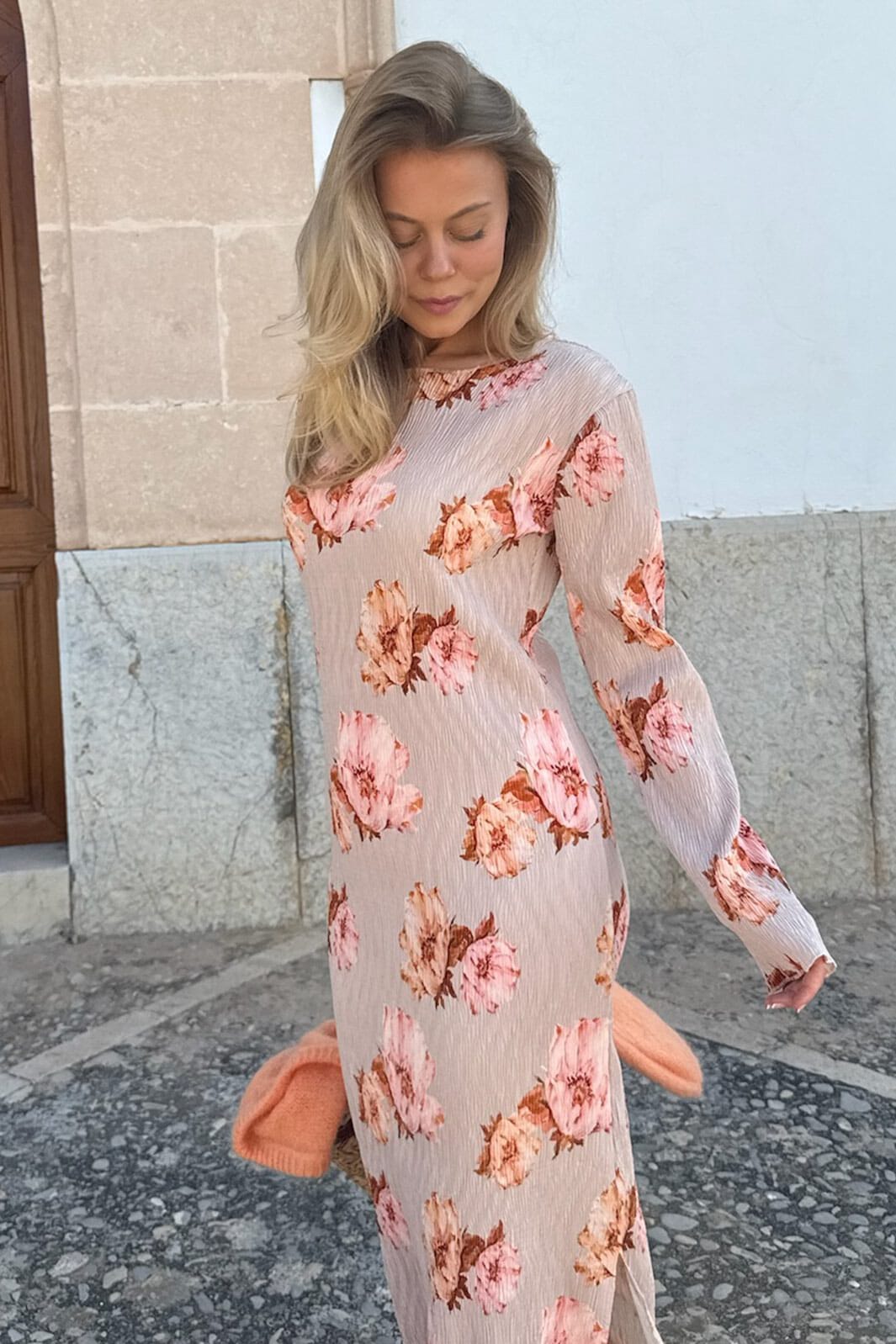 BYIC - Odaic Dress A1015 - Dusty Rose Print