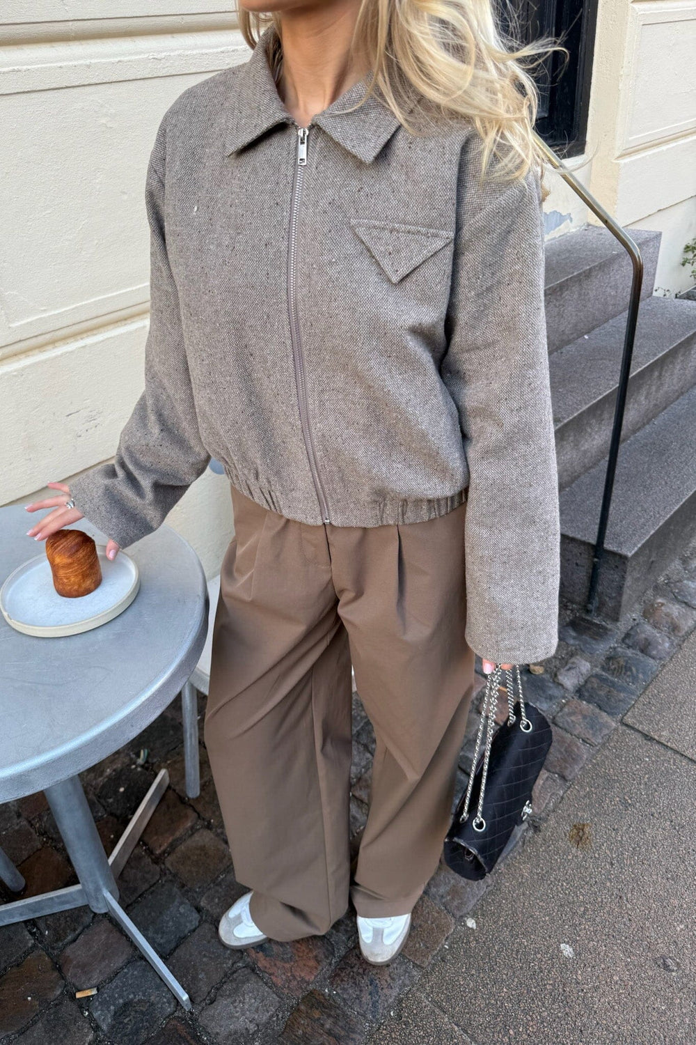 BYIC - Sarahic Short Jacket A23725 - Brown Melange Jakker