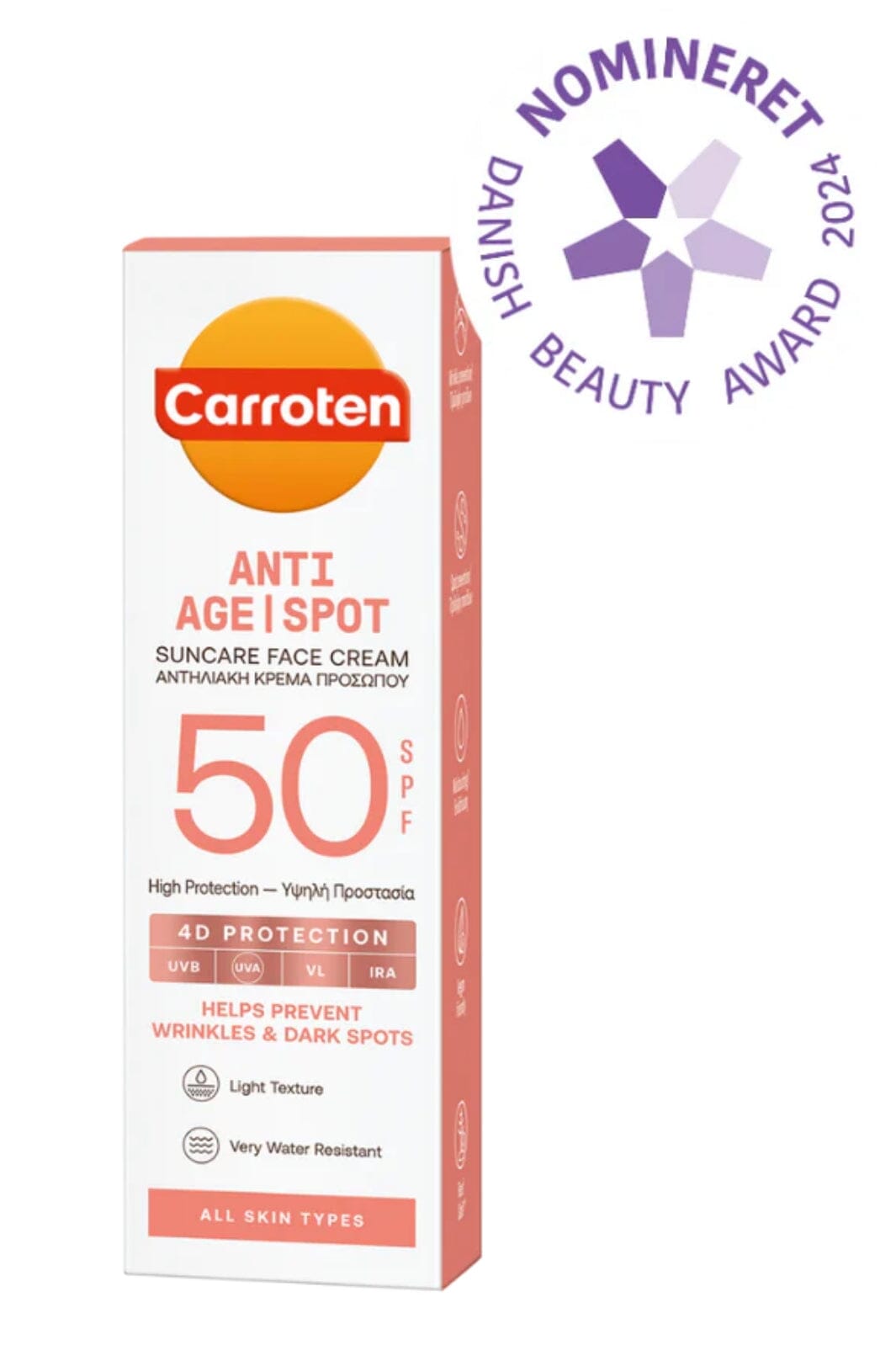 Carroten - Face Antispot Cream Spf 50 8571051986 - Solcreme