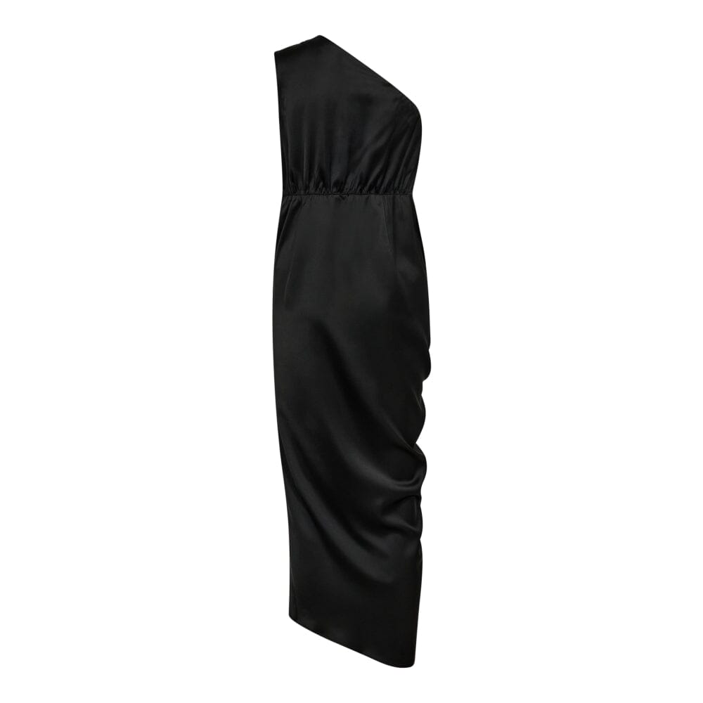 Co´couture - Adnacc Asym Drape Dress 36362 - 96 Black Kjoler