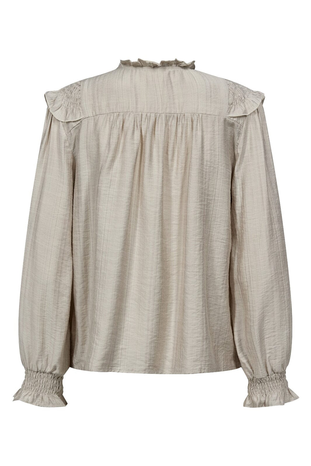 Co´couture - Anguscc Smock Frill Shirt - 199 Bone Skjorter