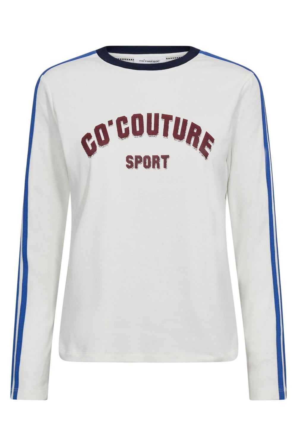 Co´Couture - Edgecc Sport Ls Tee 33191 - 1117 - Off-White Blue T-shirts