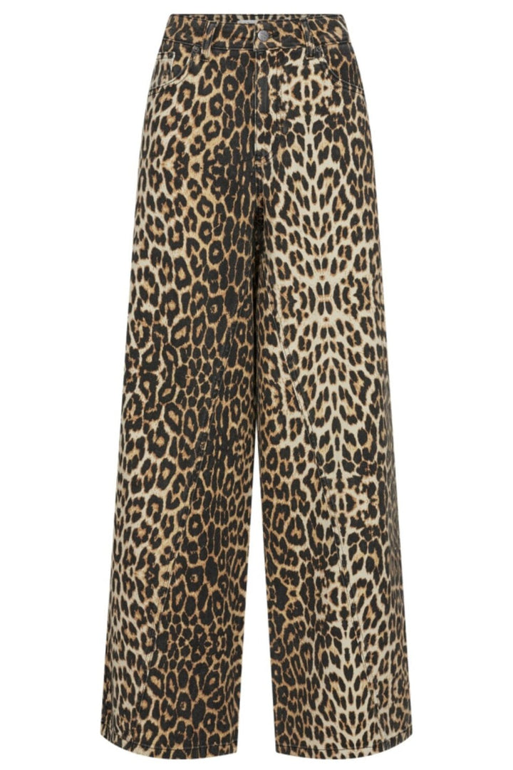 Co´couture - Leocc Denim Panel Pant 31229 - 16 Khaki Bukser