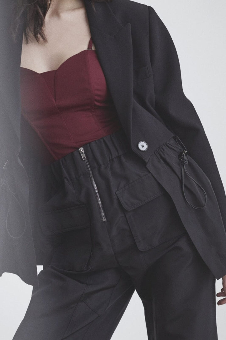 Co´Couture - Lunacc Pocket Pant 31614 - 96 - Black