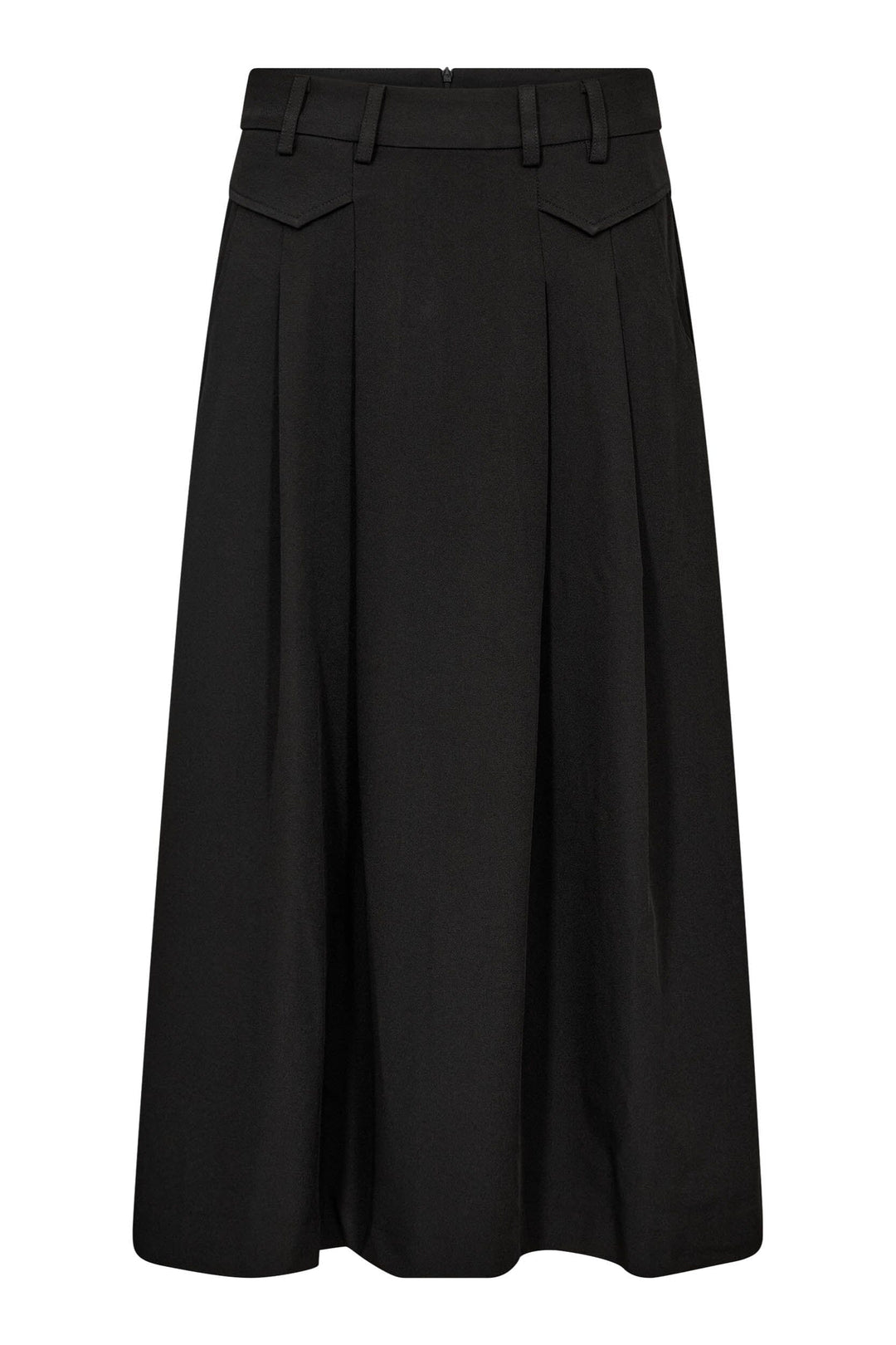 Co´Couture - Lunacc Pocket Pleat Skirt 34222 - 96 - Black Nederdele