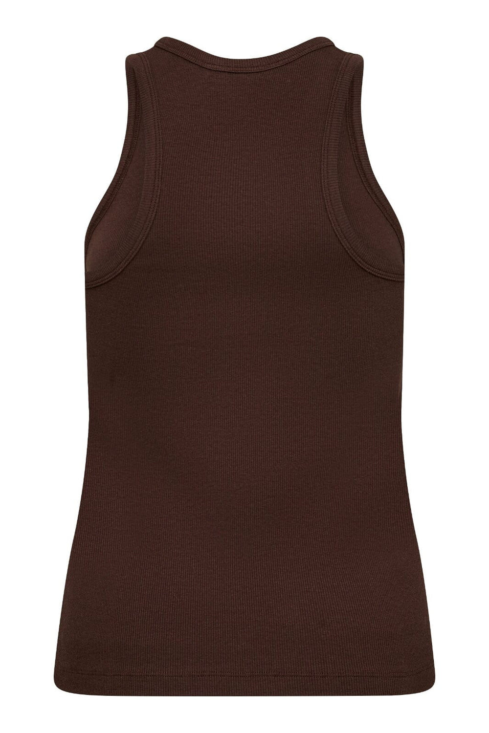 Co´Couture - Saharacc Embroidery Tank Top 33151 - 83 - Mocca