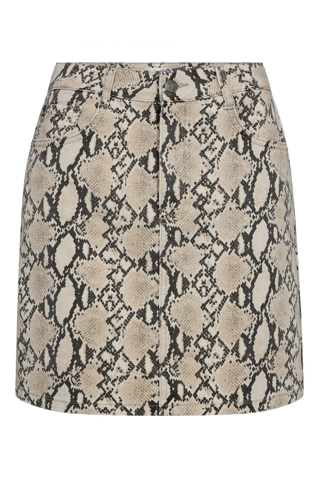 Co´Couture - Snakecc Denim Skirt 34204 - 199 - Bone
