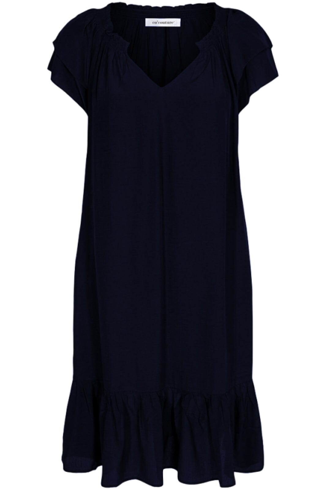 Co´couture - Sunrise Crop Dress 96230 - 120 Navy Kjoler