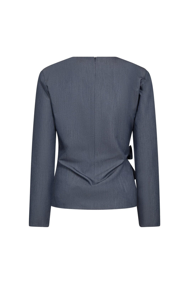 Co´Couture - Tengacc Pleat Blouse 45043 - 586 - Dusty Blue