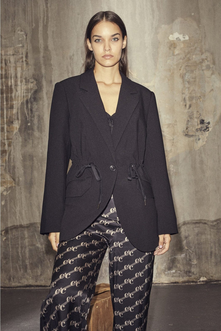 Co´couture - Volacc Tie String Blazer 30168 - 96 Black Blazere