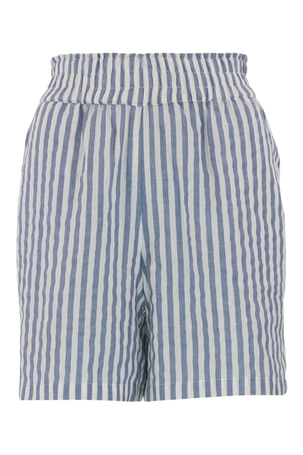 Continue - Evy Stripe Shorts - 416 Blue Stripe Shorts