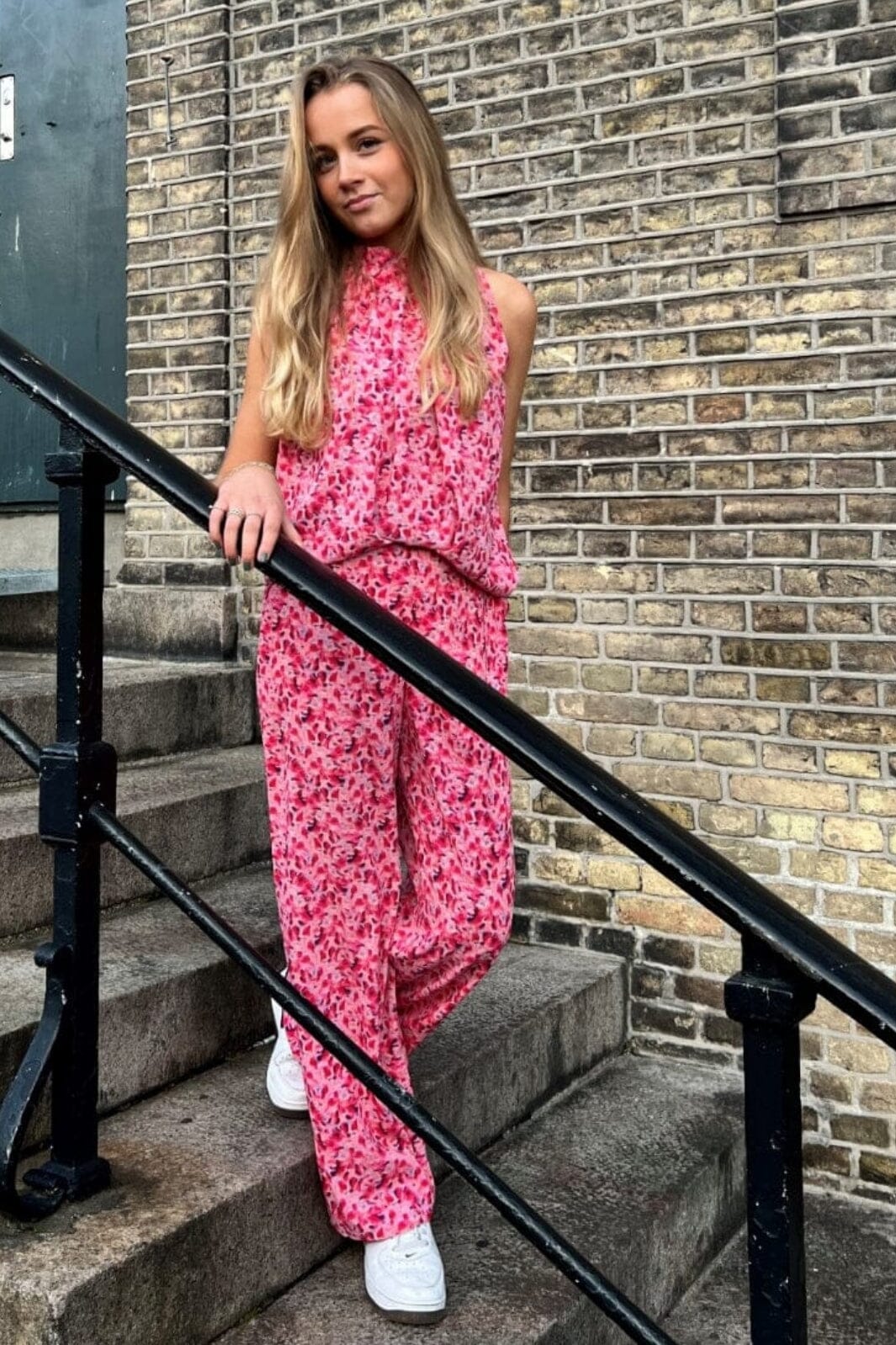 Continue - Lea Flowers - Pink Flowers Bukser