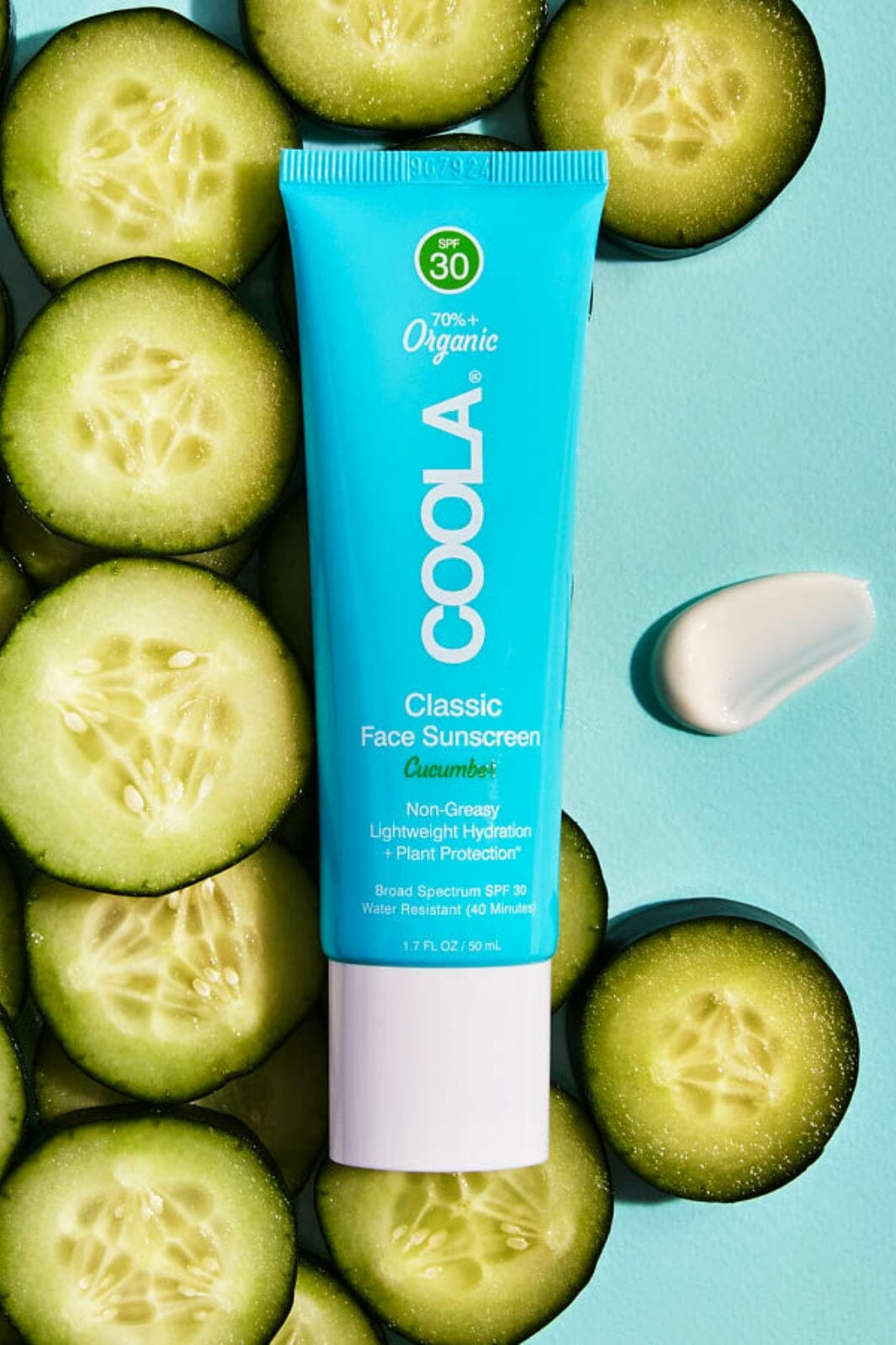 Coola - Classic Face Lotion Cucumber SPF 30 Ansigtscreme
