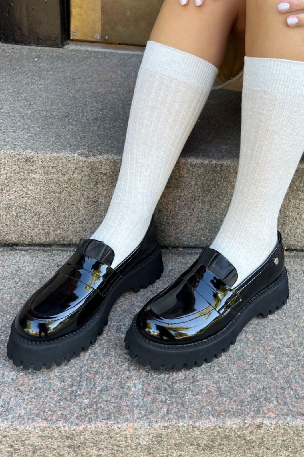 Copenhagen Shoes - Make Waves Patent - 2232 Black/Patent Loafers