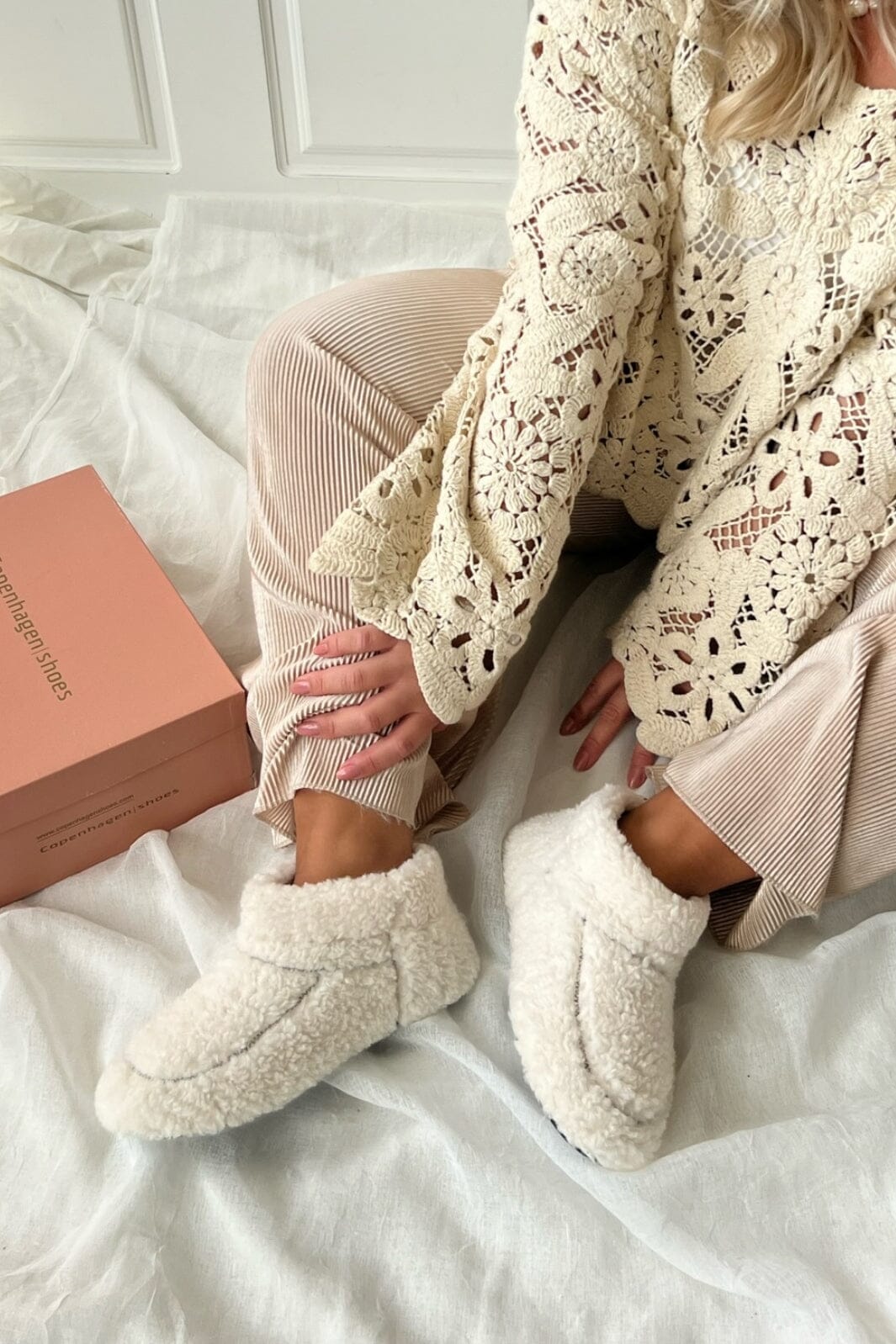 Copenhagen Shoes - Privacy Off White - 1621 Off White (Crudo) Hjemmesko & sutsko