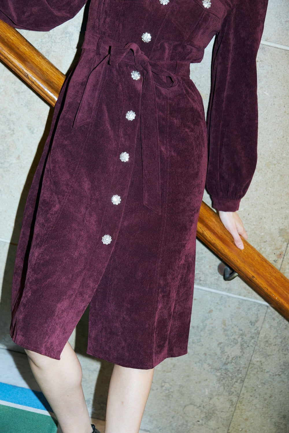 Cras - Celine Dress C1709 - 4044 - 4044 Cabernet Kjoler