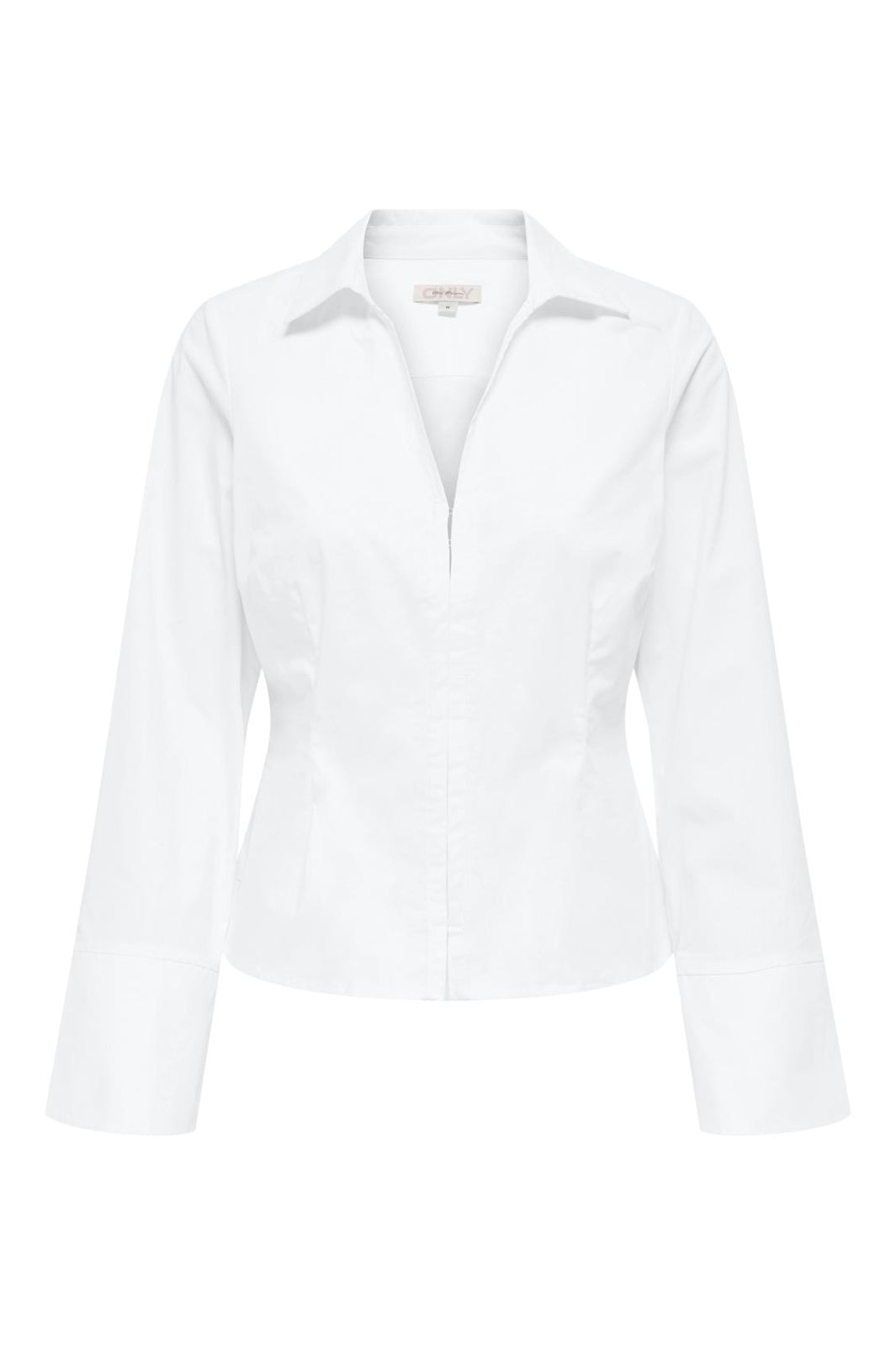 Only - Onlbeya Ls Fitted Hook Shirt - 4942456 Bright White