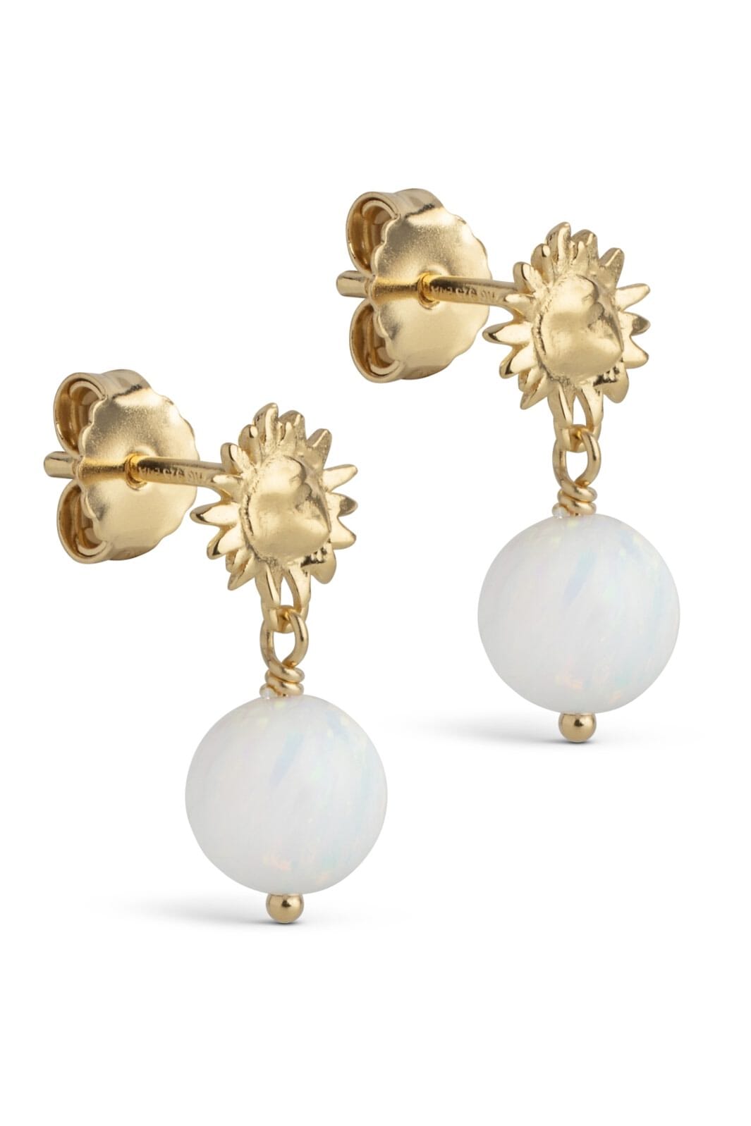 Enamel Copenhagen - Earrings, Daystar Globe E416G - Opal