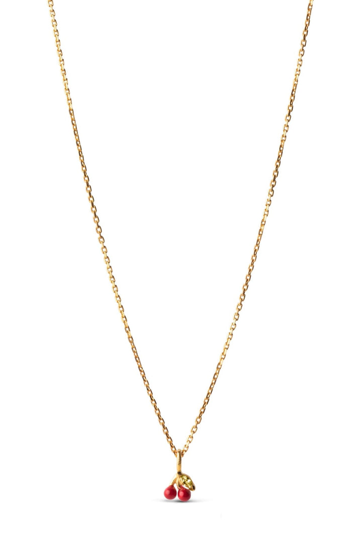 Enamel Copenhagen - Necklace, Cherry - Red Halskæder