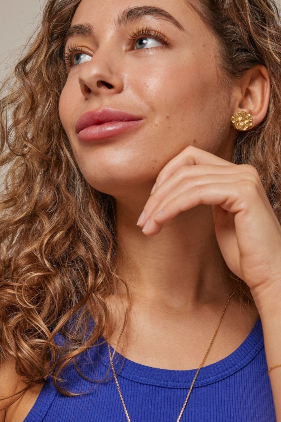 Enamel Copenhagen - Studs, Windy - 925S/Gp/M Øreringe