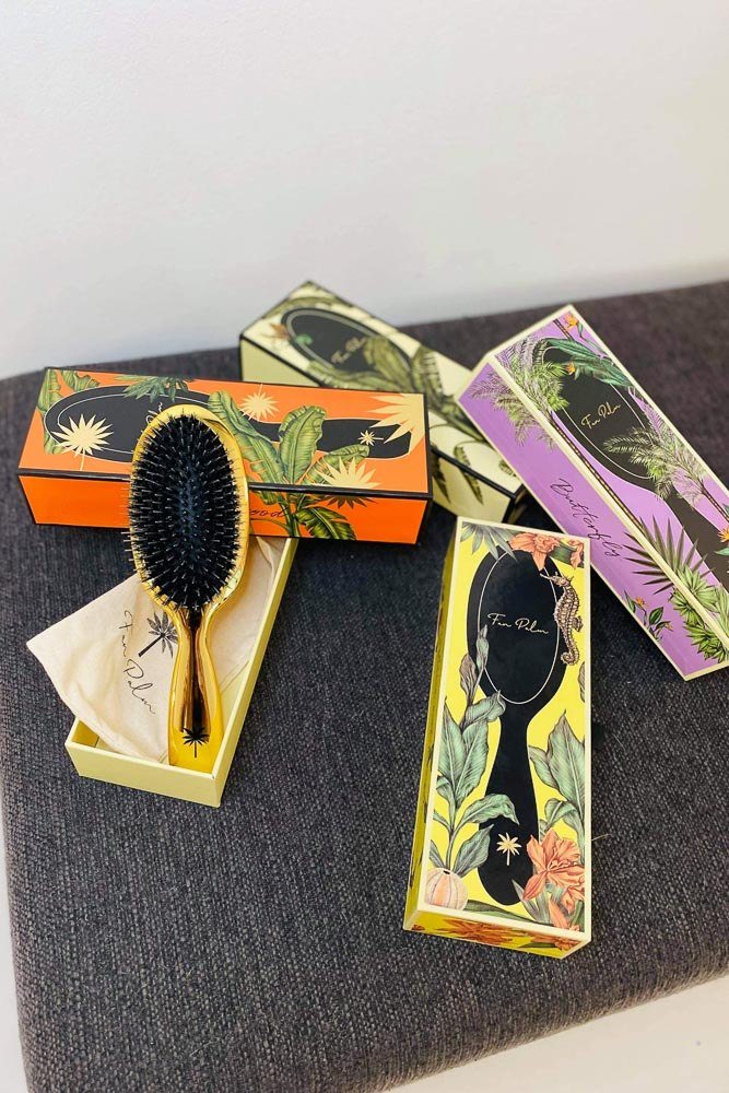 Fan Palm - Hair Brush Medium - Hollywood Hårbørster